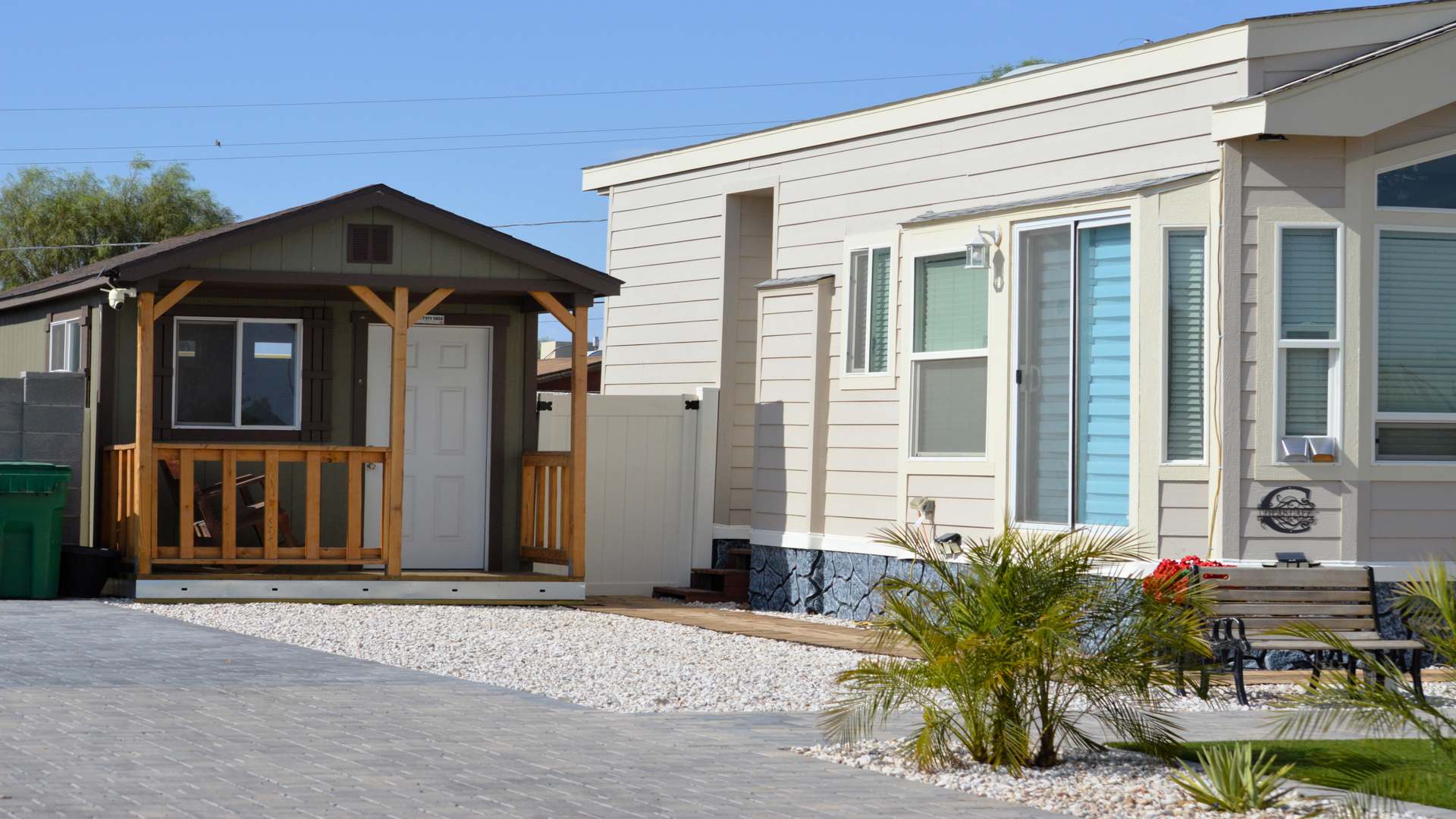 A,New,Tiny,Home,With,Side,Shed,Recently,Completed,On
